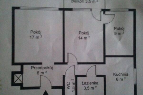 Plan mieszkania do ogłoszeń Plan mieszkania do ogłoszeń